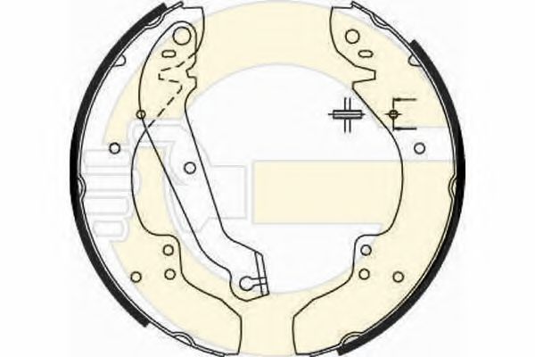 GIRLING 5161671 Тормозные колодоки 