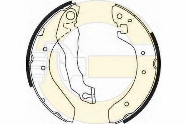 GIRLING 5161761 Тормозные колодоки 