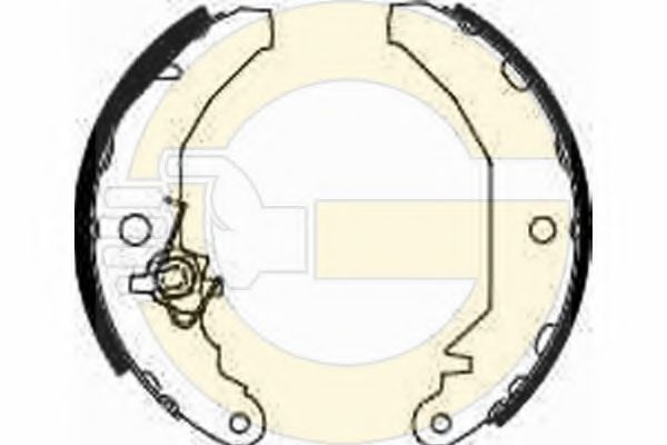 GIRLING 5161793 Тормозные колодоки 