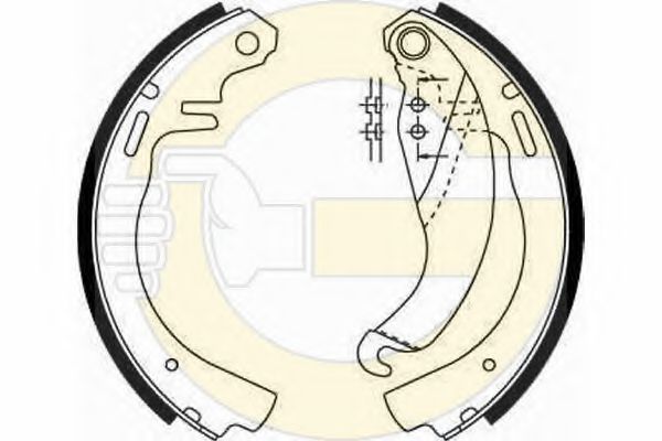 GIRLING 5161879 Тормозные колодоки 