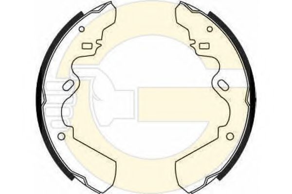 GIRLING 5162049 Тормозные колодоки 