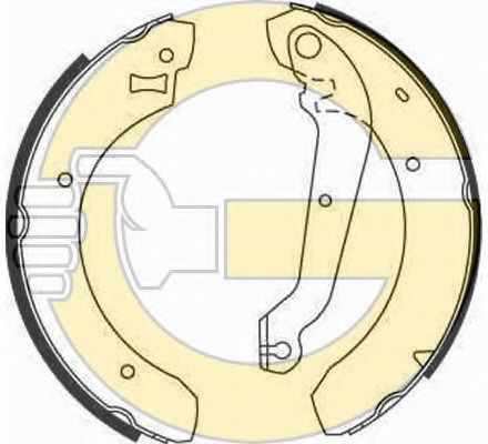 GIRLING 5162081 Тормозные колодоки 