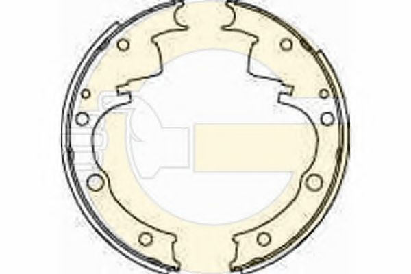 GIRLING 5162096 Тормозные колодоки 