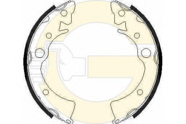 GIRLING 5162109 Тормозные колодоки для HONDA CRX II (Хонда Cрх 2) GIRLING 5162109 Тормозные колодоки для HONDA CRX II (Хонда Cрх 2)
