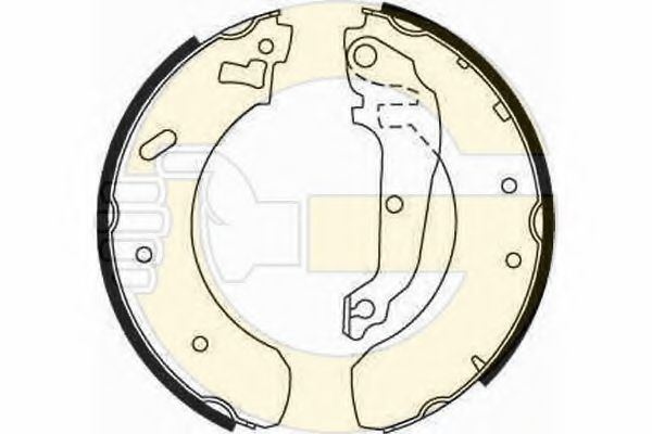 GIRLING 5162151 Тормозные колодоки 