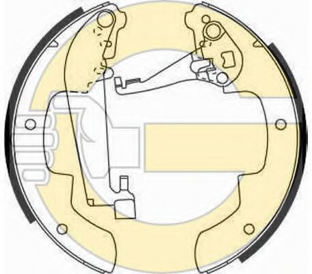 GIRLING 5162162 Тормозные колодоки 