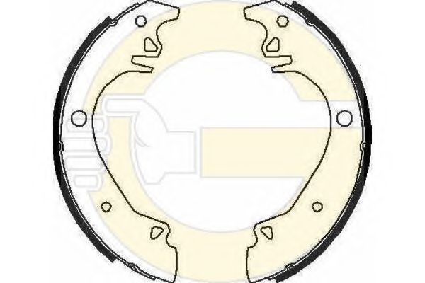 GIRLING 5162173 Тормозные колодоки 