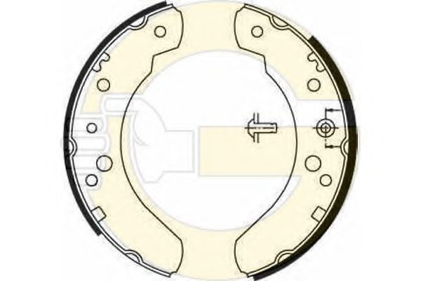 GIRLING 5162241 Тормозные колодоки 