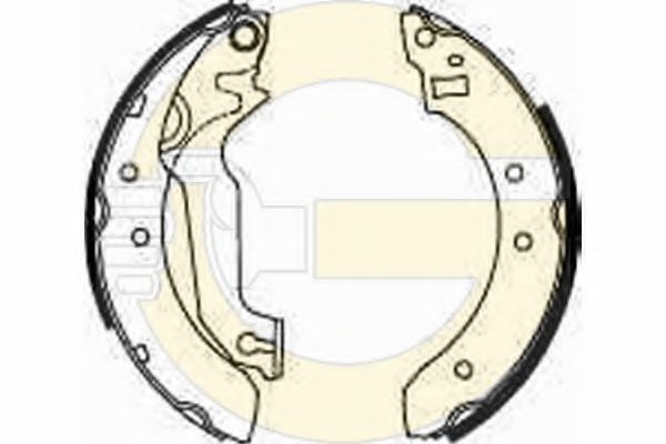 GIRLING 5162271 Тормозные колодоки 