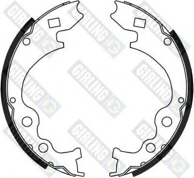 GIRLING 5162439 Тормозные колодоки 