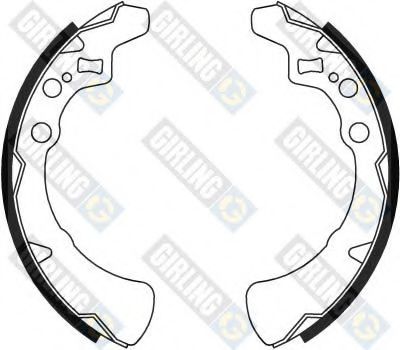 GIRLING 5162449 Тормозные колодоки 