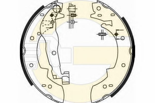 GIRLING 5162511 Тормозные колодоки 