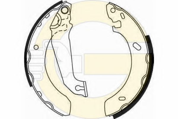 GIRLING 5162541 Тормозные колодоки 