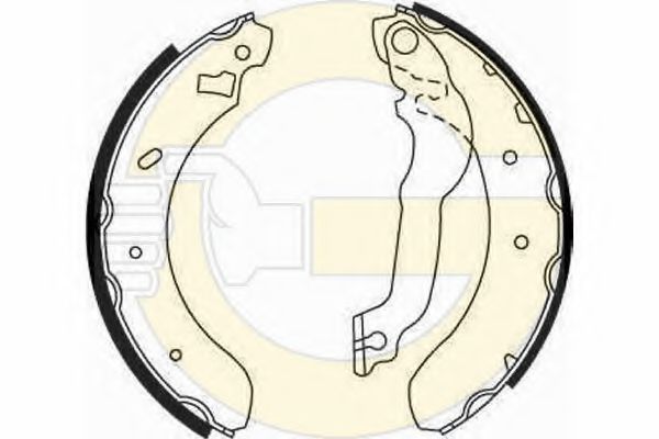 GIRLING 5162551 Тормозные колодоки 