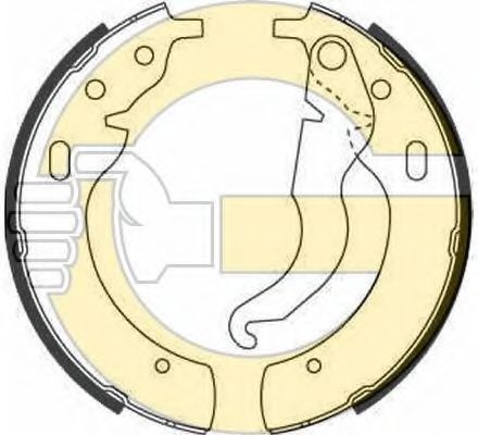 GIRLING 5180022 Тормозные колодоки 