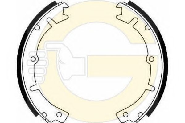 GIRLING 5180119 Тормозные колодоки для OPEL OLYMPIA A (Опель Олъмпиа а) GIRLING 5180119 Тормозные колодоки для OPEL OLYMPIA A (Опель Олъмпиа а)
