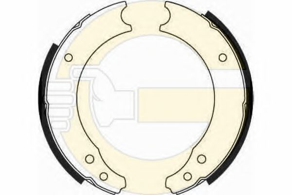GIRLING 5180193 Тормозные колодоки 