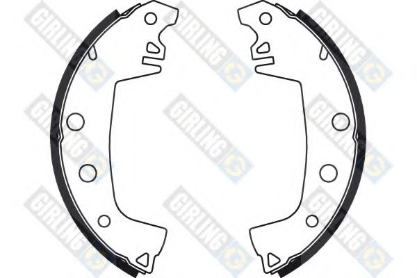 GIRLING 5180203 Тормозные колодоки 