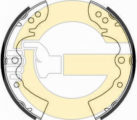 GIRLING 5180429 Тормозные колодоки 