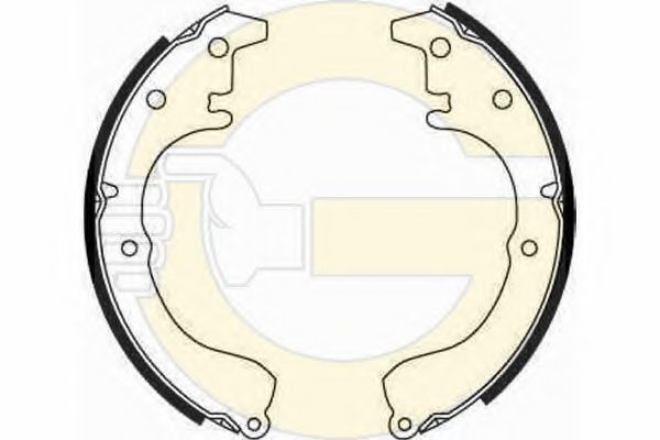 GIRLING 5180469 Тормозные колодоки 