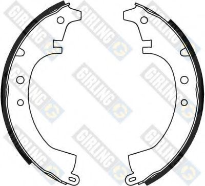 GIRLING 5180479 Тормозные колодоки 