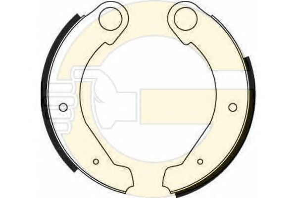 GIRLING 5180539 Тормозные колодоки 