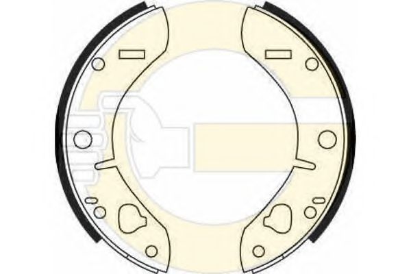 GIRLING 5180556 Тормозные колодоки 