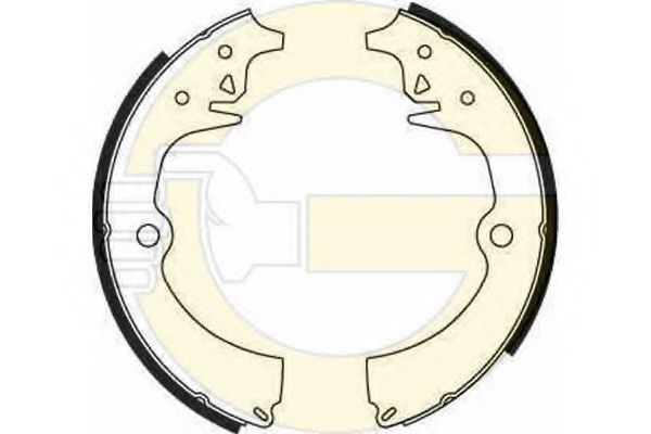 GIRLING 5180623 Тормозные колодоки 