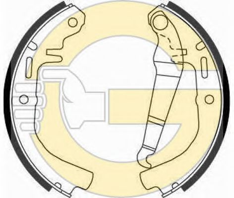 GIRLING 5180789 Тормозные колодоки для OPEL MANTA B CC (Опель Манта б cc) GIRLING 5180789 Тормозные колодоки для OPEL MANTA B CC (Опель Манта б cc)