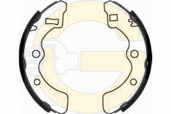 GIRLING 5180859 Тормозные колодоки 