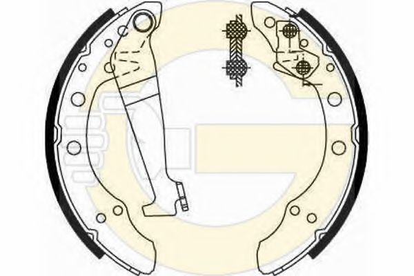 GIRLING 5180929 Тормозные колодоки для AUDI 100 (Ауди 100) GIRLING 5180929 Тормозные колодоки для AUDI 100 (Ауди 100)