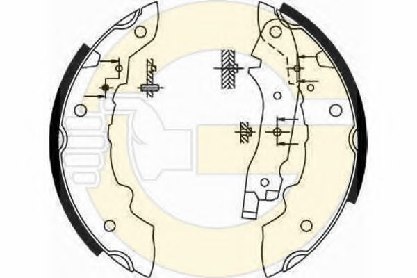 GIRLING 5180991 Тормозные колодоки 