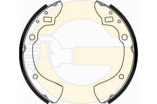 GIRLING 5181259 Тормозные колодоки 