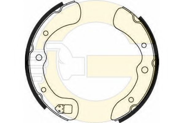 GIRLING 5181399 Тормозные колодоки для DAIHATSU MIRA (Дайхатсу Мира) GIRLING 5181399 Тормозные колодоки для DAIHATSU MIRA (Дайхатсу Мира)