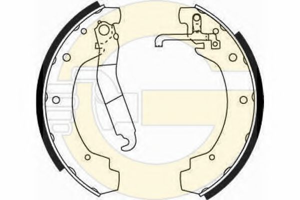 GIRLING 5181519 Тормозные колодоки 