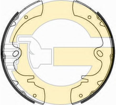 GIRLING 5181599 Тормозные колодоки 