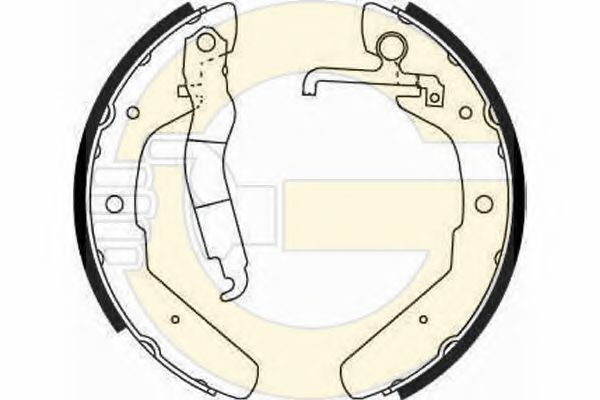 GIRLING 5181809 Тормозные колодоки 