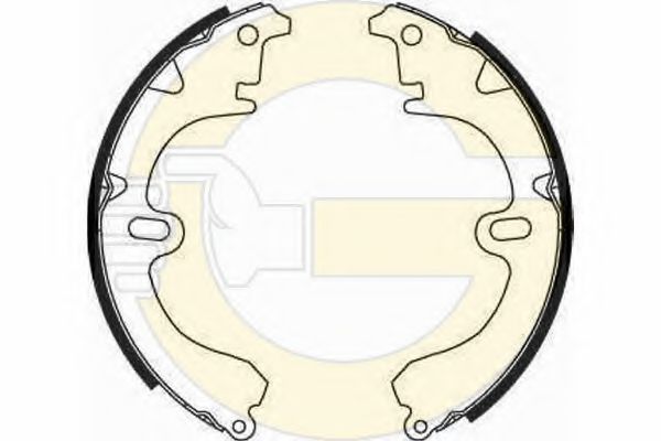 GIRLING 5181819 Тормозные колодоки 