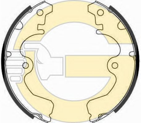 GIRLING 5181829 Тормозные колодоки 