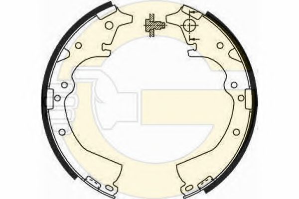 GIRLING 5181849 Тормозные колодоки для TOYOTA HIACE II (Тойота/тоета Хиаcэ 2) GIRLING 5181849 Тормозные колодоки для TOYOTA HIACE II (Тойота/тоета Хиаcэ 2)
