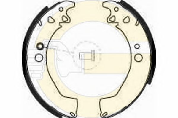 GIRLING 5181923 Тормозные колодоки 