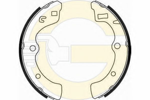 GIRLING 5181949 Тормозные колодоки 
