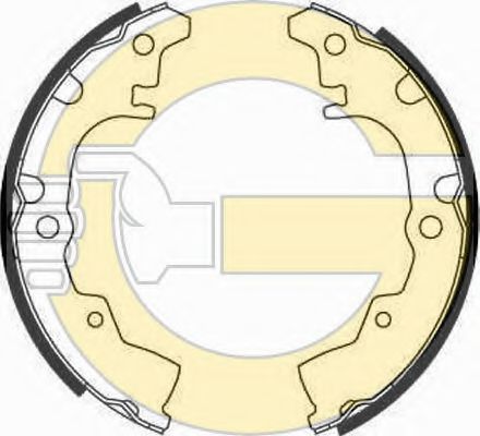 GIRLING 5181999 Тормозные колодоки 