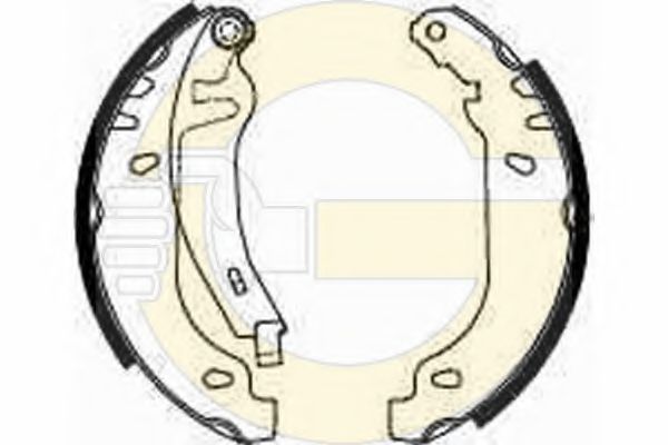 GIRLING 5182113 Тормозные колодоки 