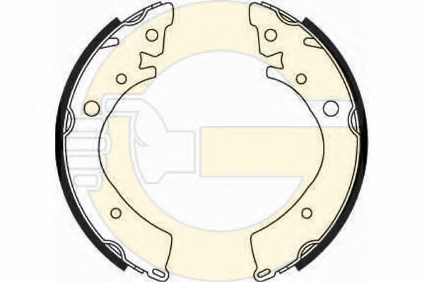 GIRLING 5182159 Тормозные колодоки 