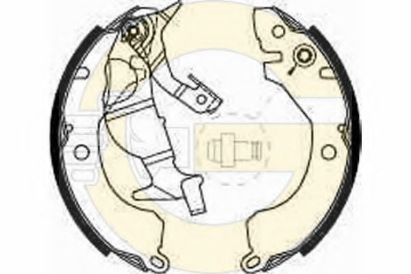 GIRLING 5182259 Тормозные колодоки для MITSUBISHI COLT II (Митсубиши/митсубиси Cолт 2) GIRLING 5182259 Тормозные колодоки для MITSUBISHI COLT II (Митсубиши/митсубиси Cолт 2)