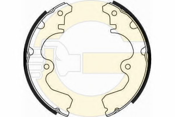 GIRLING 5182439 Тормозные колодоки 