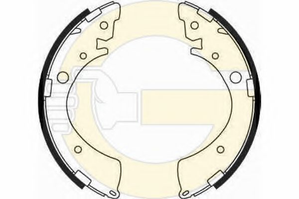 GIRLING 5182459 Тормозные колодоки 