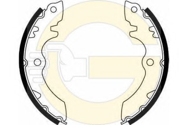 GIRLING 5182479 Тормозные колодоки 