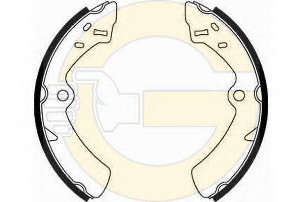 GIRLING 5182609 Тормозные колодоки 